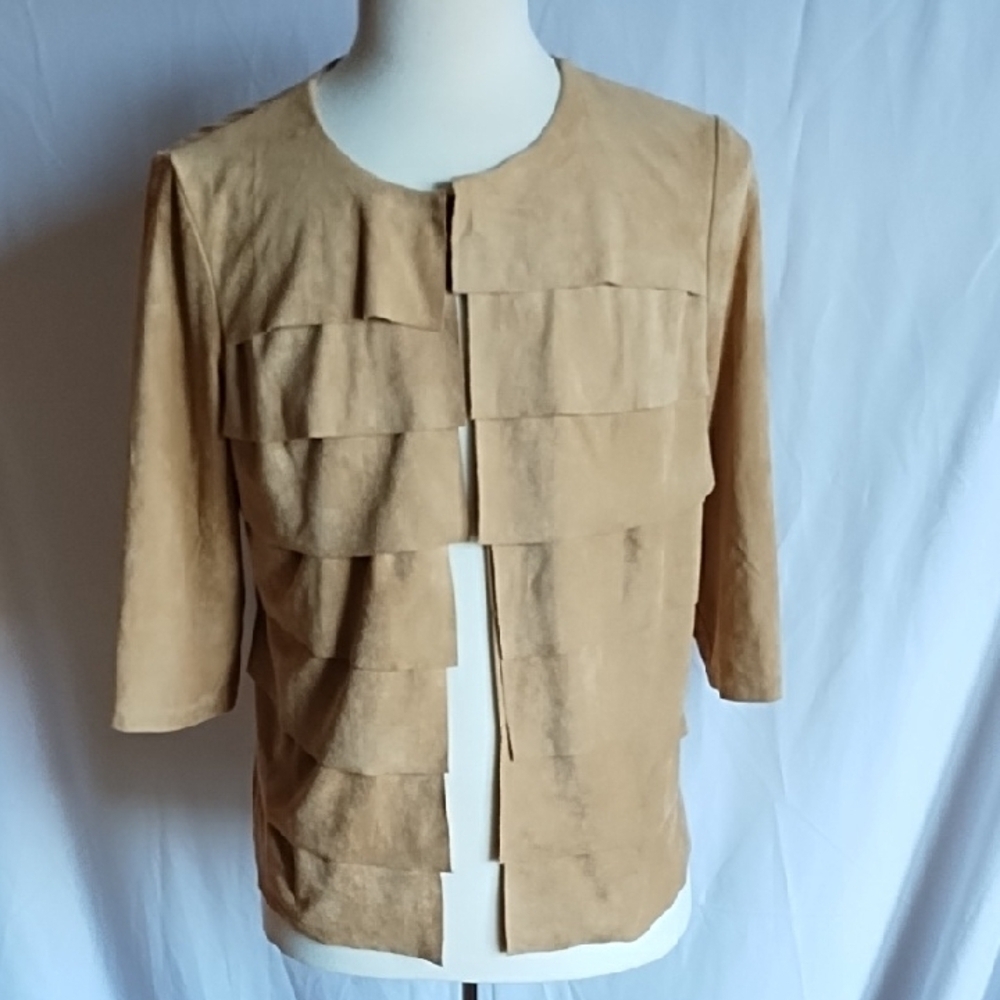 Travelers by Chicos open front jacket size 12/L
